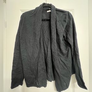 Black womens long sleeve cardigan